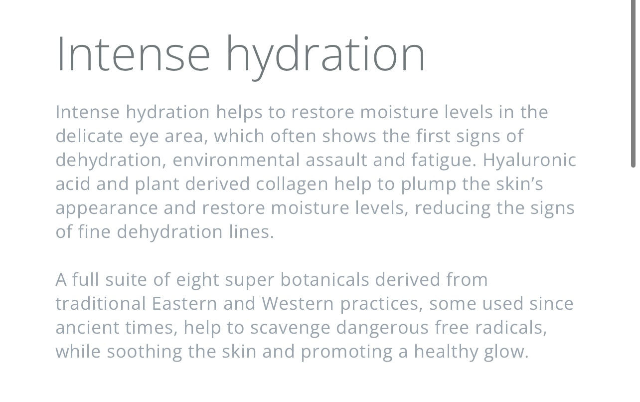Bio-Therapeutic -Hyaluronic Repair Eye Masque