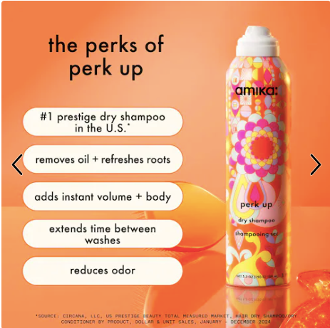 AMIKA Perk Up Dry Shampoo